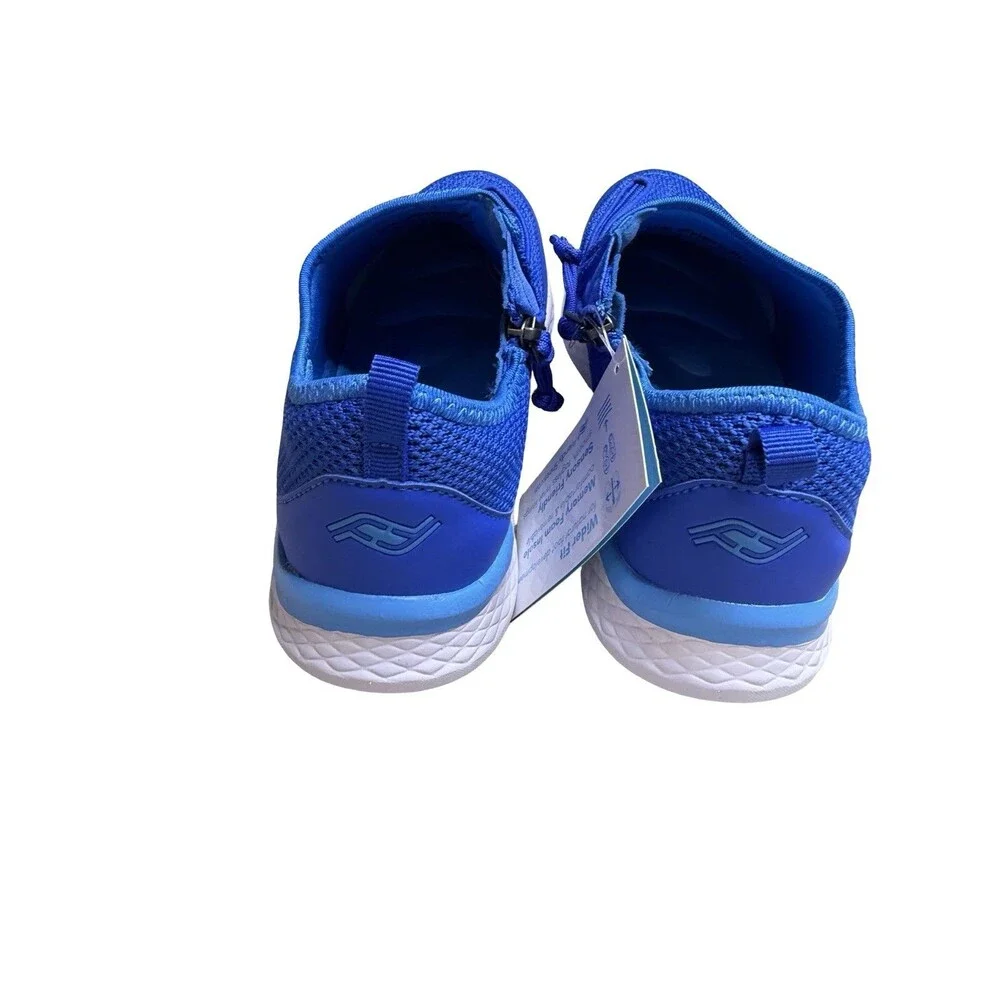 Friendly Shoes Adaptive Kids shoes The Force Zipper Blue Big Kid size 5 NEW